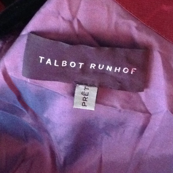 💜🌺💜 Talbot Runhof - Vintage Fitted Draped Dress - Picture 7 of 9